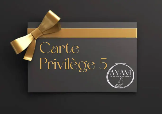 AYAM Massage - Carte privilège 5 séances
